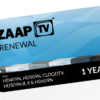 ZAAPTV 1 Year Renewal Card GREEK ZAAPTV 1 Year Renewal Card GREEK